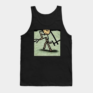 Vintager Stick Figure Tank Top